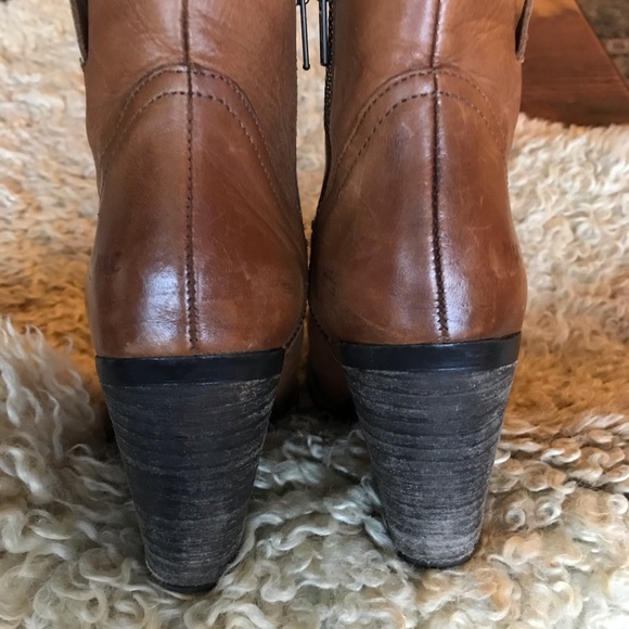 Musse & Cloud Women’s Josie Western Boot, Tan - Picture 3 of 6